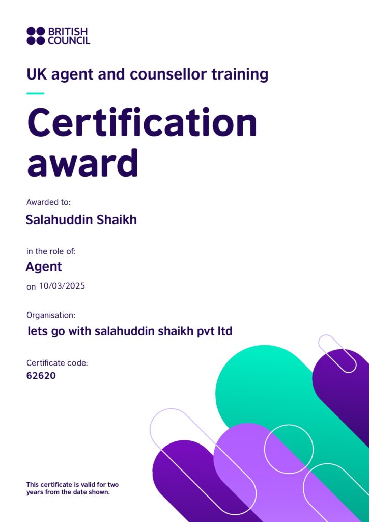 About Let’s Go with Salahuddin Shaikh – Trusted Student Visa Consultants in Pakistan